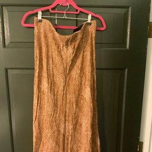 A New Day animal print MIDI skirt